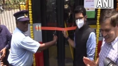 India News | Aaditya Thackeray Inaugurates Mumbai's First Completely Digital Bus