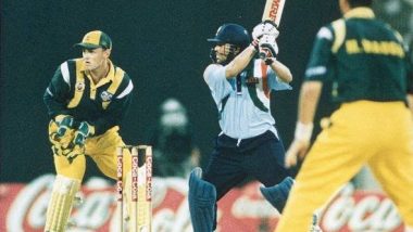 On This Day in 1998: Sachin Tendulkar Played Famous 'Desert Storm' Knock in Sharjah Against Australia (Watch Video)