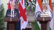 World News | PM Modi, UK Counterpart Share Interest in Free, Open and Rule-based Indo-Pacific