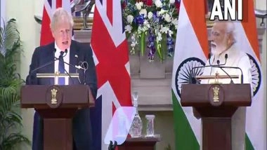 World News | PM Modi, UK Counterpart Share Interest in Free, Open and Rule-based Indo-Pacific