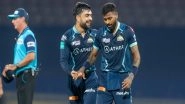 Sports News | IPL 2022: I Think They Bowled Well in Last 5 Overs, Says Hardik Pandya After 1st Defeat of Season