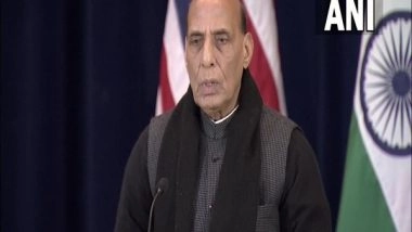 World News | Rajnath to Address 30th Annual General Meeting of American Chamber of Commerce in India