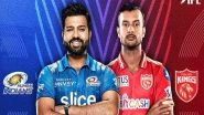 Sports News | IPL 2022: MI Skipper Rohit Sharma Wins Toss, Opts to Field Against PBKS