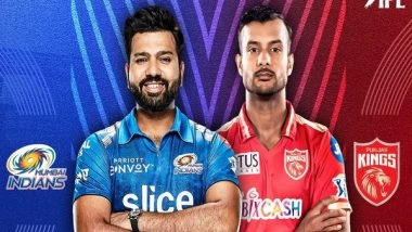 Sports News | IPL 2022: MI Skipper Rohit Sharma Wins Toss, Opts to Field Against PBKS