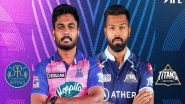 Sports News | IPL 2022: RR Skipper Sanju Samson Wins Toss, Opts to Field Against GT