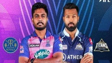 Sports News | IPL 2022: RR Skipper Sanju Samson Wins Toss, Opts to Field Against GT