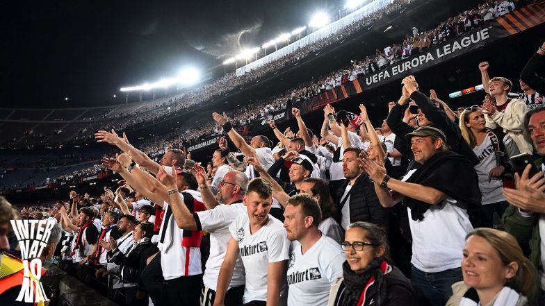 Europa League 2022: FC Barcelona President Joan Laporta ‘Ashamed’ As Eintracht Fans Pack Camp Nou During Quarterfinal