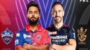 Sports News | IPL 2022: Delhi Capitals Skipper Rishabh Pant Wins Toss, Opts to Bowl Against RCB