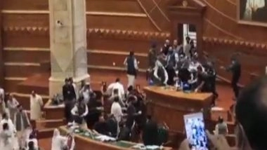 World News | Pakistan: PTI Lawmakers Attack Punjab Assembly Dy Speaker in Session to Elect CM