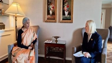 World News | Sitharaman Meets CFLI Vice Chairman, Discusses Her Vision of Developing GIFT City