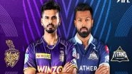 Sports News | IPL 2022: Gujarat Titans Skipper Hardik Pandya Wins Toss, Opts to Bat Against KKR