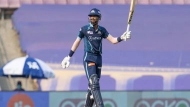 Sports News | IPL 2022: Another Hardik Pandya's Half-century Drags Gujarat to 156/9 Against KKR
