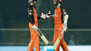Sports News | IPL 2022: We've Been Talking Almost on Every Ball, Says SRH's Abhishek Sharma on Batting with Kane Williamson