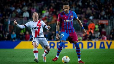 Barcelona 0–1 Rayo Vallecano, La Liga 2021–22: Barca Handed Yet Another Defeat at Home (Watch Video Highlights)