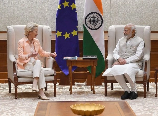 World News | EU Chief Lauds India for Being 'powerhouse' in Technology