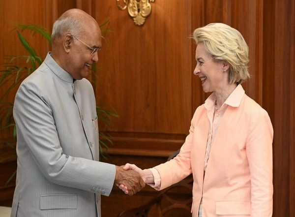 World News | EU Chief Meets Prez Kovind, Highlights Immense Potential of India-EU Ties