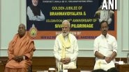 India News | PM Modi Attends Joint Celebration of 90th Anniversary of Sivagiri Pilgrimage, Golden Jubilee of Brahma Vidhyalaya