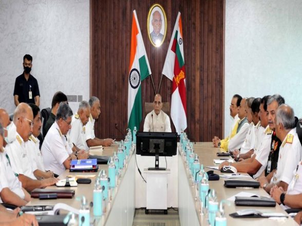 India News | Rajnath Singh Hails Navy for 'visible, Credible Responsive Presence' in Indian Ocean Region - Vimarsana News