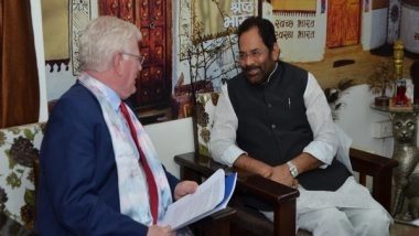 World News | EU Delegation Meets Union Minister Mukhtar Abbas Naqvi in New Delhi