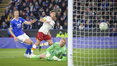 Leicester City 1-1 Roma, Europa Conference League 2021-22: Gianluca Mancini Nets Own Goal in Drawn Fixture (Watch Goal Video Highlights)