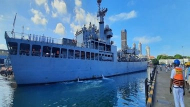 World News | Indian Naval Ship Gharial Delivers 760 Kg of Lifesaving Medicines to Sri Lanka Amid Ongoing Economic Crisis