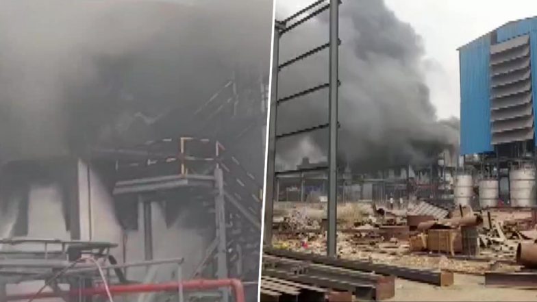 Maharashtra: Fire Breaks Out at Chemical Plant in Tarapur Industrial Area of Palghar, Fire Fighting Operation Underway