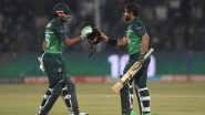 Pakistan vs West Indies, 3rd ODI 2022 Live Streaming Online on SonyLIV: Get PAK vs WI Cricket Match Free TV Channel and Live Telecast Details on PTV Sports