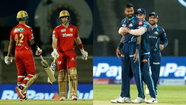 How To Watch GT vs PBKS Live Streaming Online in India, IPL 2022? Get Free Live Telecast of Gujarat Titans vs Punjab Kings, TATA Indian Premier League 15 Cricket Match Score Updates on TV