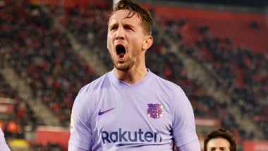 Levante 2–3 Barcelona, La Liga 2021–22: Luuk de Jong’s 92nd Minute Strike Seals Victory for Catalan Giants (Watch Video Highlights)