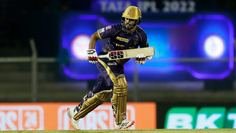 Nitish Rana Scores 14th IPL Fifty in KKR vs SRH IPL 2022 Clash