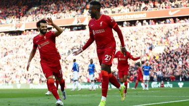 Liverpool 2–0 Everton, Premier League 2021–22: Reds Gain Bragging Rights in Merseyside Derby, Close Gap With Manchester City