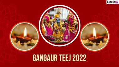 Gangaur Teej 2022: Date, Tritiya Tithi, Gauri Tritiya Rituals and Significance of Celebrating the Festival Dedicated to Maa Parvati & Lord Shiva