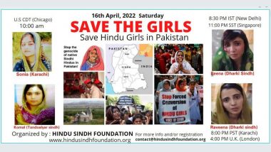 Hindu Sindh Foundation Presents Comprehensive Programme For Saving Hindu Girls in Pakistan
