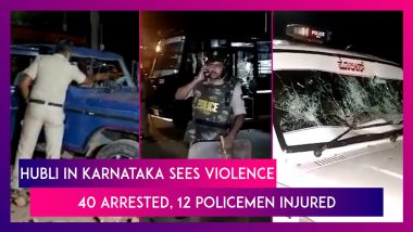 Hubli In Karnataka Sees Violence Between Two Groups Over Social Media Post: 40 Arrested, 12 Policemen Injured