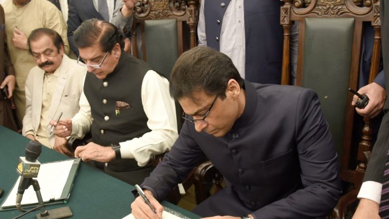 Hamza Shehbaz, Pakistan PM Shehbaz Sharif's Son, Takes Oath as Punjab CM