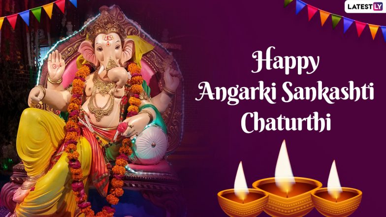 Angarki Sankashti Chaturthi 2022 Wishes & Images: WhatsApp Greetings, SMS, HD Wallpapers, Messages and Quotes to Celebrate the Holy Day Dedicated to Lord Ganesha