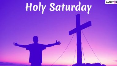 Holy Saturday 2022 Images & HD Wallpapers For Free Download Online: Observe Last Day of Holy Week Before Easter With WhatsApp Messages and Quotes