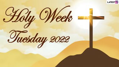 Holy Tuesday 2022 Images & Holy Week HD Wallpapers for Free Download Online: Send WhatsApp Messages, Bible Verses, Psalms and Facebook Status for Third Day of Passion Week