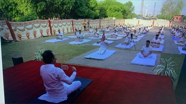Business News | Yoga and Meditation Camp Organized at NITSRDR, ITBP by Acharya Manish and ITBP