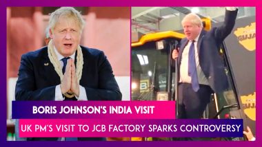 Boris Johnson's India Visit: UK PM's Visit To JCB Factory Sparks Controversy