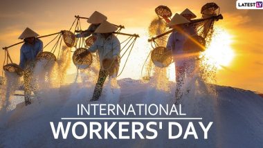 International Workers' Day 2022 Wishes & Images: WhatsApp Stickers, Facebook Status, GIF Messages, Quotes and Greetings To Send on 1st of May