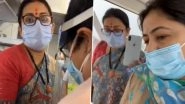 Mahila Congress Chief Netta D'Souza Confronts Union Minister Smriti Irani on Inflation During Flight (Watch Video)