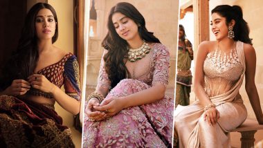 Janhvi Kapoor Stuns in Beautiful Ethnic Bridal Attire for a Magazine Shoot (Views Pics)