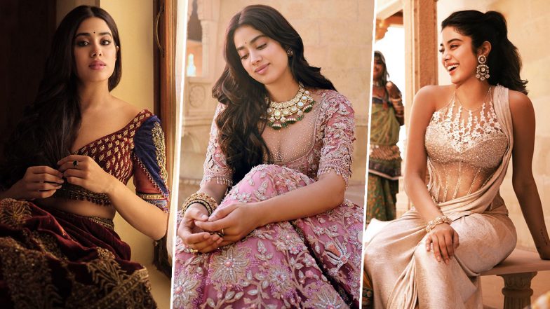 Janhvi Kapoor Stuns in Beautiful Ethnic Bridal Attire for a Magazine Shoot (Views Pics)