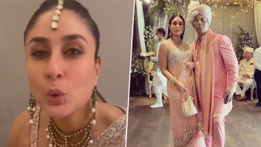Kareena Kapoor Khan and Karan Johar Recreate the Iconic ‘Poo’ Dialogue from K3G at Ranbir Kapoor-Alia Bhatt’s Wedding (Watch Video)