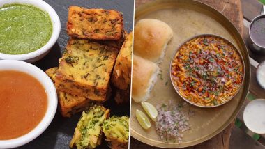 Maharashtra Din 2022 Food Recipes: From Misal Pav to Puran Poli, Delicious Maharashtrian Dishes That You Can Make for May 1 Celebrations
