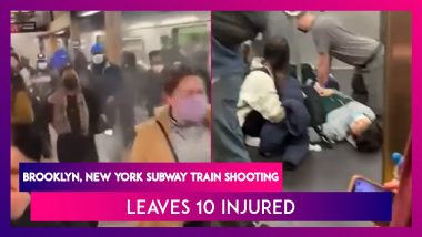 New York: Brooklyn Subway Train Shooting Leaves 10 Injured, Visuals Show Passengers Running For Cover