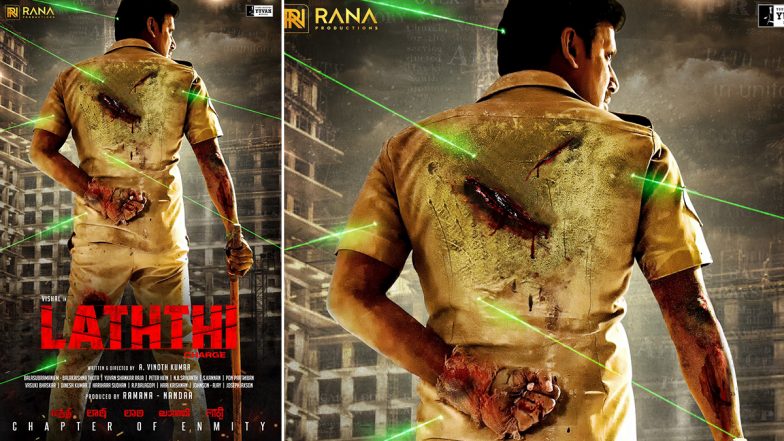 Laththi: Vishal Is an Injured Cop in the First Look Poster of His Upcoming Film!