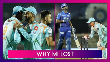 Mumbai Indians vs Lucknow Super Giants IPL 2022: 3 Reasons Why MI Lost