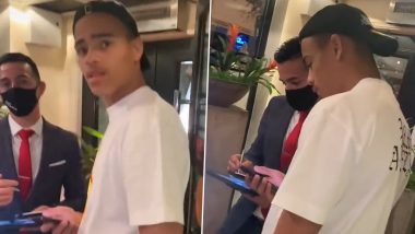 Mason Greenwood Taunted by Fan, Suspended Manchester United Player Reacts (Watch Video)